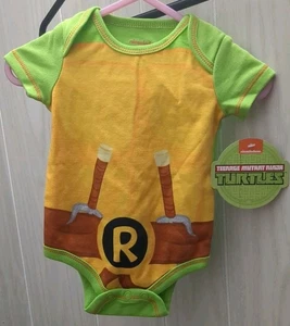 Body neonato Halloween Nickelodeon Teenage Mutant Ninja Turtles taglia nuovo con etichette - Foto 1 di 6