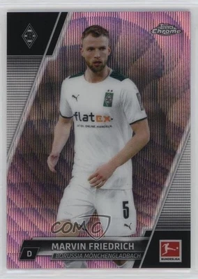 2021-22 Topps Chrome Bundesliga Pink Wave Refractor /75 Marvin Friedrich #14 - Image 1 of 2