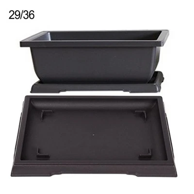 Imitation Purple Sand Rectangular Flower Pot for Balcony Vegetable Gardening - Image 1 of 4