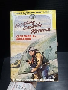 Vintage HOPALONG CASSIDY RETURNS 🏇 1946 Clarence E. Mulford Pocket Book Western - Picture 1 of 14