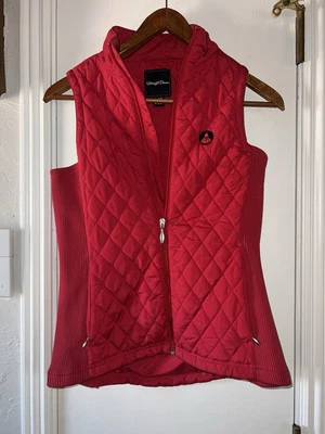 Straight Down Women’s Vest  Xs  Ex Condition Red Logo On Front Zipper Pockets - Image 1 of 3