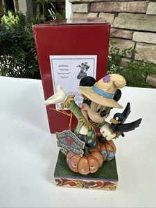 Jim Shore Disney Mickey Mouse Harvest Scarecrow Figurine #4039066 - Bild 1 von 8