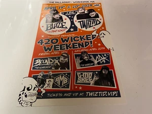 Twiztid 420 Show Weekend Poster NEW 11x17 Mne  Abk Blaze G-mo - Picture 1 of 1