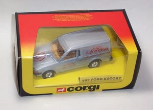 CORGI TOYS Vintage anni 80 Scala 1/36 497 FORD ESCORT VAN "JAGO AUTOMOTIVE" - MIB - Foto 1 di 5