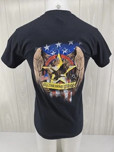 Richards Coffee Shop POW - MIA Double-Sided T-Shirt Sz Small - Picture 1 of 10
