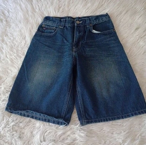 US Polo Jungen blaue Bermuda Jeansshorts Größe 14 - Bild 1 von 12
