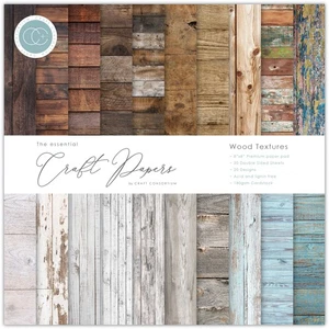 Craft Consortium Double-Sided Paper Pad 8"X8" 30/Pkg-Wood Textures, 20 Designs - Picture 1 of 1