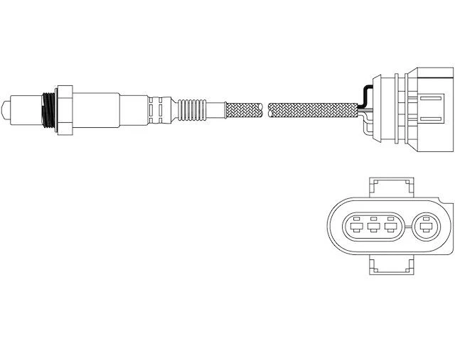 Sensor de oxígeno para Audi RS6 2003-2004 4,2 L V8 KD247DG OE repuesto Foto 1 de 1