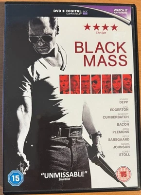 BLACK MASS (2016) DVD Free UK Postage - Image 1 of 4