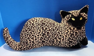 Siamesische Plüsch Katze Gepard Druck einzigartiges Design Medium Plüsch Katze Kissen - Bild 1 von 7