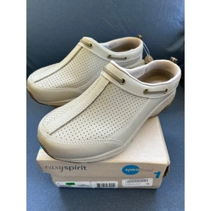 Mules da passeggio Easy Spirt - Estriproute - donna taglia 7W - nuovo con scatola - beige - Foto 1 di 6