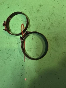 Kawasaki LTD 454 EN 450 rubber intake boot clamps - Foto 1 di 1