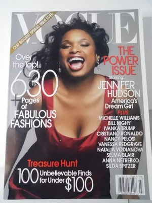 2007 VOGUE Magazine Jennifer Hudson Cover March - Image 1 of 4
