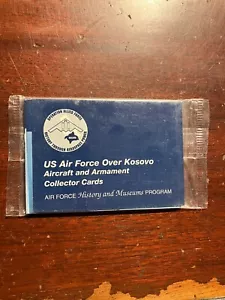US Air Force Over Kosovo Aircraft and Armament Collector Cards SEALED - Picture 1 of 2