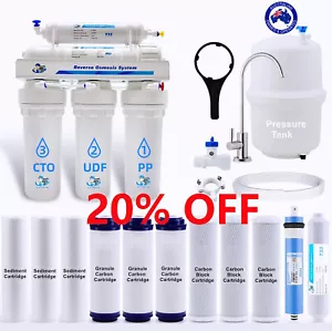 5 Stage Undersink Reverse Osmosis Water Filter RO System Plus 7 Filters 75 GPD - Picture 1 of 6