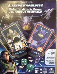 Disney Pixar Lightyear Galactic Attack Game Card & Dice Game - Picture 1 of 3