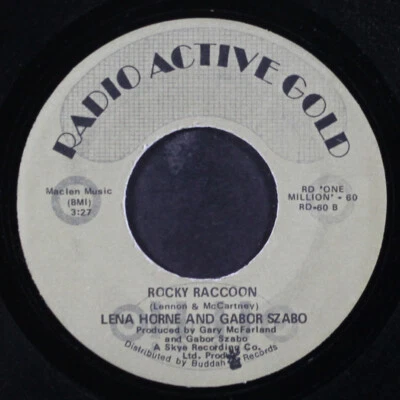 LENA HORNE & GABOR SZABO: watch what happens / rocky raccoon Radio Active Gold - Image 1 of 2