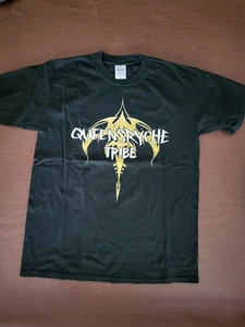 Vintage Queensryche 2003 "Tribe" Tour Double Sided T Shirt Black Mens Medium - Picture 1 of 5
