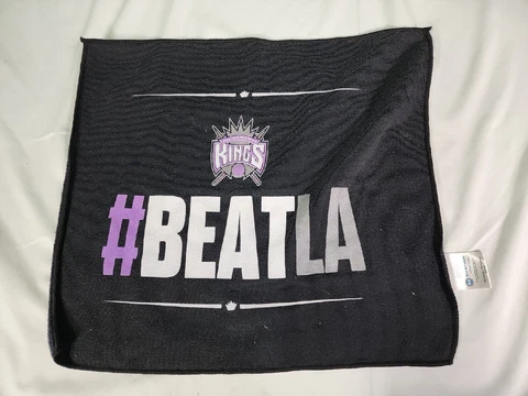 Sacramento Kings NBA Rally Towel BEAT LA Vintage Cover