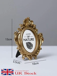 Small frame Antique-style Photo Ornate Baroque Rococo Wedding Gift Shabby Chic - Picture 1 of 2