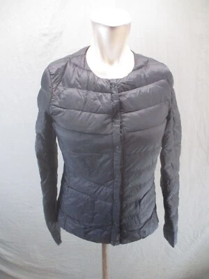 Chaqueta acolchada ligera BENETTON talla S para mujer negra con bolsillo a presión 476 Foto 1 de 4