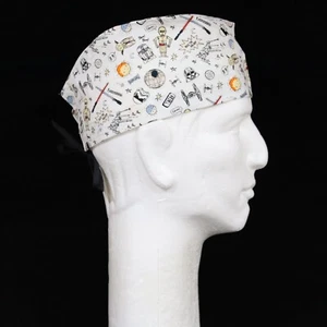 Star Wars Astro Pew Pew Theme Scrub Hat - Picture 1 of 1