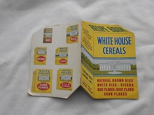 1915 WHITE HOUSE CEREALS DIE-CUT BOOKLET-NICE-48 PAGES-5" X 6.75 ' - Picture 1 of 1