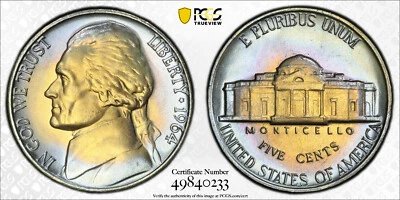 Jefferson Nickel MS66 1964 parece pasos completos Foto 1 de 2