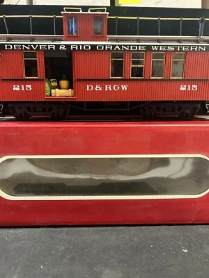 LGB 4075 DENVER & RIO GRANDE WESTERN DROVERS CABOOSE - Image 1 of 4