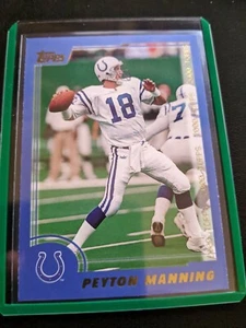 2000 Topps 2000 Football - #100 - Peyton Manning - Indianapolis Colts - Picture 1 of 2