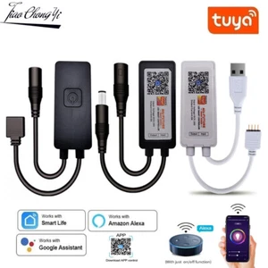 Tuya RGB LED Strip Light Controller DC5-24V USB/DC Wireless Wifi Smart Life - Picture 1 of 10