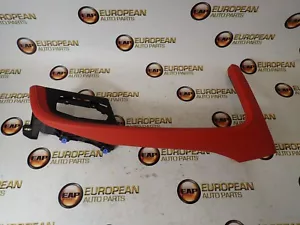 2018 BMW X2 F39 FRONT CENTER CONSOLE | MAGMA RED DAKOTA LEATHER - Picture 1 of 4