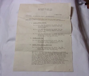 1942 Segunda Guerra Mundial Cuartel General Militar IX Cuerpo de Ejército Fort Lewis Wa Carta Publicación - Imagen 1 de 4