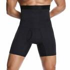 Uk Men Body Shaper Tummy Control Slimming Pant Thigh High Waist Shorts Underwear