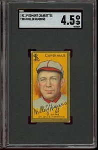 1911 T205 Gold Border Miller Huggins St. Louis Cardinals HOF  SGC 4.5  VG/EX+ - Picture 1 of 2
