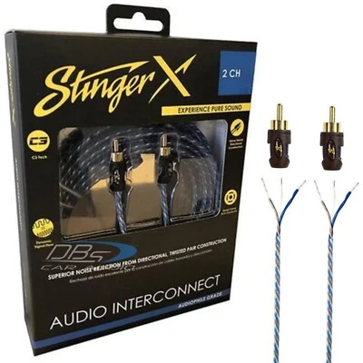 Stinger XI126 X1 Series 6ft 2-Channel Rca Cable Premium Audio Interconntect  - Image 1 of 4
