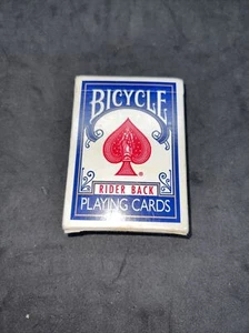 Vintage Bicycle Rider Back BLUE SEAL Poker Spielkarten Made In Ohio NEUWERTIG NEU - Bild 1 von 4