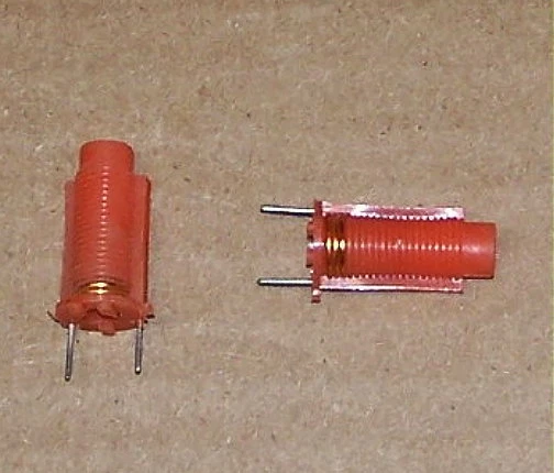 .1 - .13 variable RF inductor old PC mount antique radio coil transceiver tuning - Image 1 of 1
