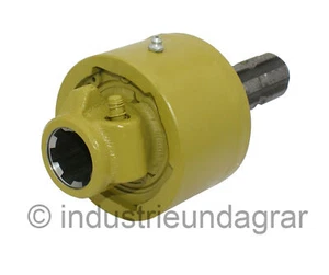 ML Gelenkwellen Adapter Freilauf rechts 1 3/8" 6Zähne 2500NM Zapfwellen Kupplung - Bild 1 von 11
