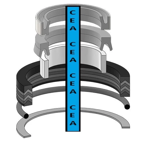 Kit de sello de cilindro estabilizador oscilante brazo de cucharón G34594 se adapta a estuche 580C King 580CK Foto 1 de 1