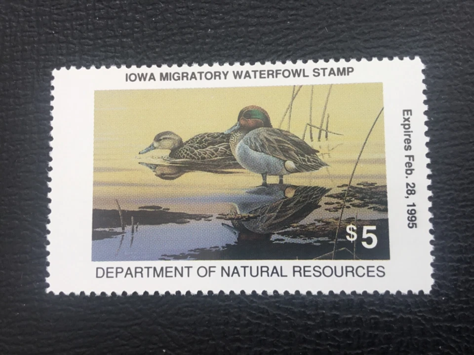 ICOLLECTZONE  US Iowa 1994 Duck Hunting Stamp VF NH IO23 - Image 1 of 1