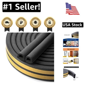 16.5 Ft Waterproof Weather Stripping - Effective Soundproof & Insulation Seal - Bild 1 von 9