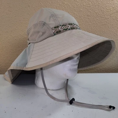 Sunday Afternoons Adventure Sun Hat Wide Brim Optional Neck Coverage Cream Sz M - Image 1 of 4