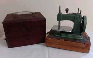 Betsy Ross Miniature Electric Sewing Machine - Chain Stitch - with Case AS IS - Picture 1 of 17
