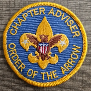 BSA OA Chapter Adviser position patch 3" - Scout Stuff Backing - Picture 1 of 2