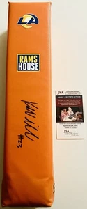 KYREN WILLIAMS SIGNED AUTOGRAPHED LOS ANGELES RAMS TOUCHDOWN PYLON JSA COA RARE! - Picture 1 of 2