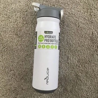 Reduce Hydrate Pro 24oz Flip Sip & Go Stainless Steel Water Bottle – Leakproof B - Image 1 of 4