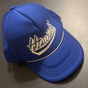 Vintage Hawaiian Headwear Hat Foam Mesh Snapback Trucker Rope Graphic Print - Picture 1 of 5