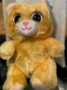 Peluche de oso amarillo ojos grandes TVS Toys 8" *NUEVO con etiqueta* f2 - Imagen 1 de 6