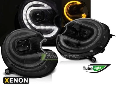 Faros delanteros HID negro LED para Mini Cooper R55 R56 R57 R58 R59 2006-2014 UE  Foto 1 de 4